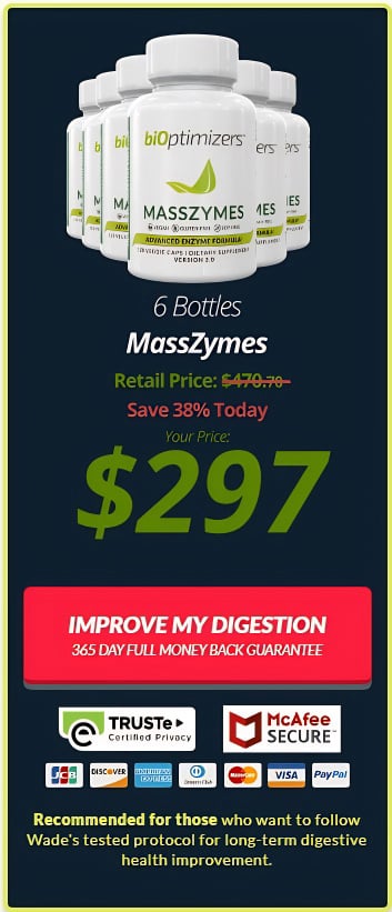 Bioptimzers Masszymes 6 bottle