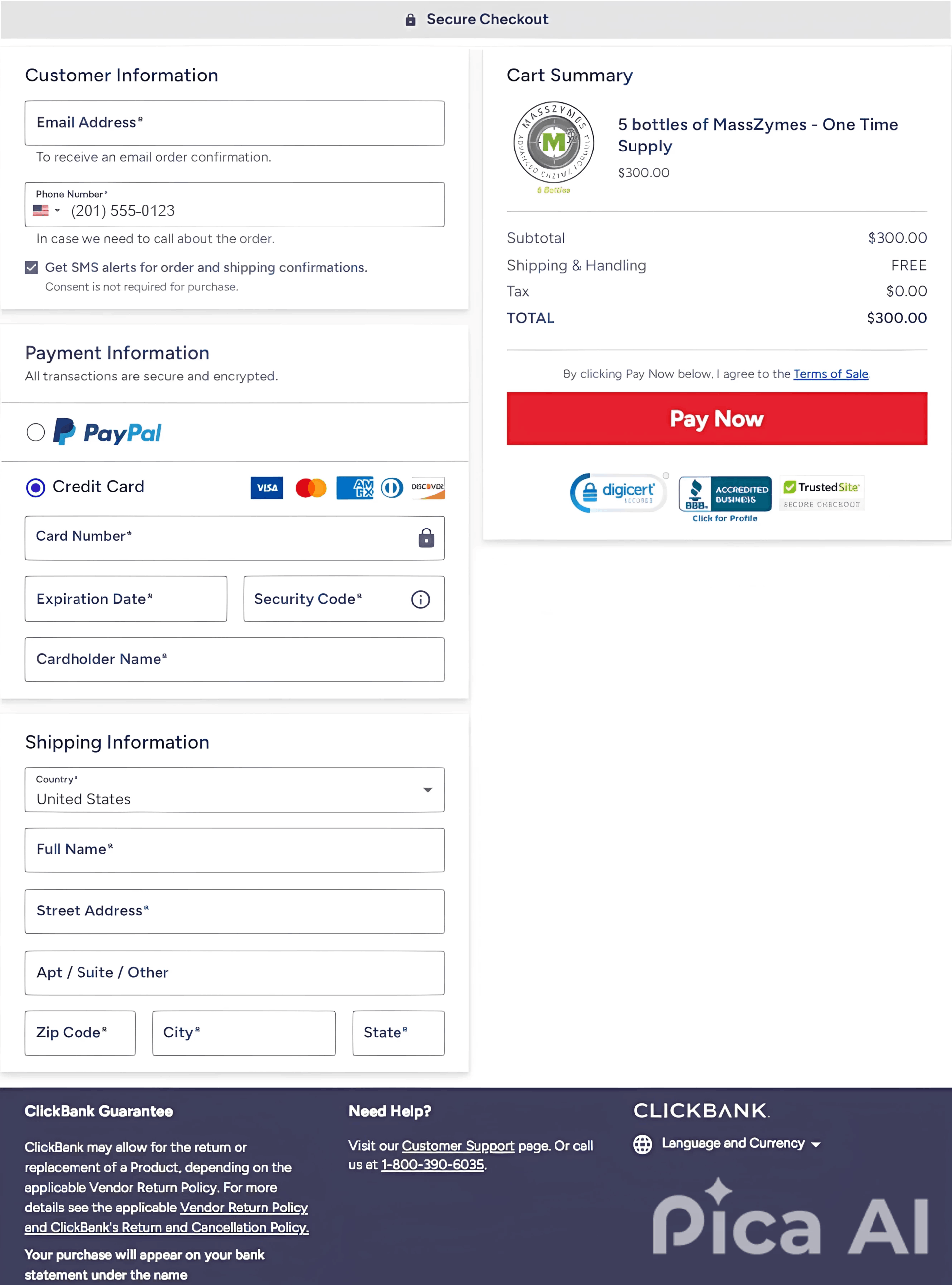 Bioptimzers Masszymes-Secure-Checkout